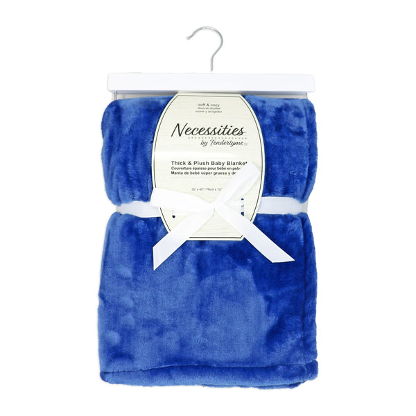 Super Thick Plush Blanket - Blue