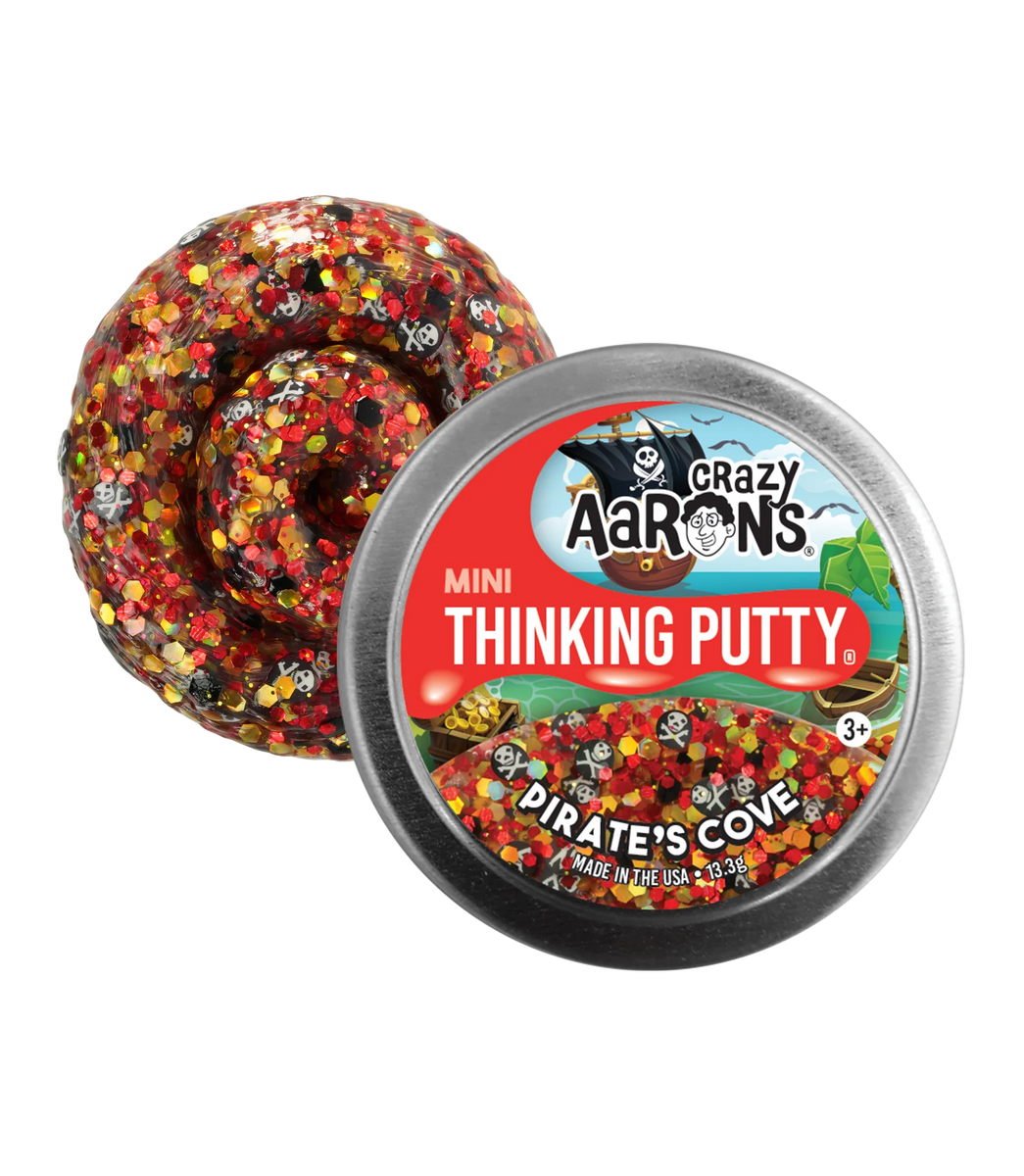 Crazy Aaaron's Thinking Putty Pirate's Cove Mini Tin 0.47oz It's