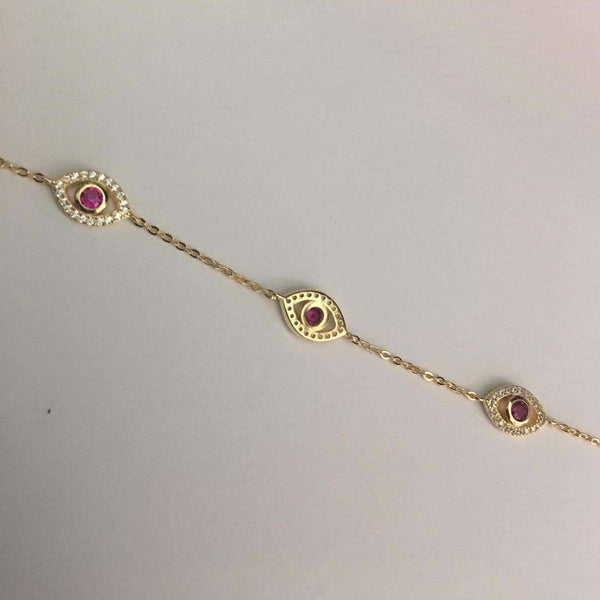 Italian Eye Bracelet - Multiple Color Options Available Itsallagift
