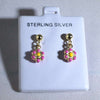 Kids Enamel Flower Earrings Light Pink Itsallagift