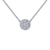 LAFONN 1.01ct TW Halo Necklace Itsallagift