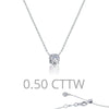 LAFONN Solitaire Necklace 0.5ct Itsallagift