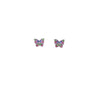 Screw-back Butterfly Earring Multi Color Itsallagift