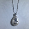 Teardrop Necklace Silver Itsallagift