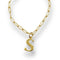 Gold Plated Initial Necklace - Choose Your Initial
