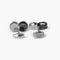 Tateossian Infinity Gear Cufflinks With Silver Palladium & Gunmetal Plated