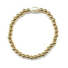 Gold Filled Beaded Bracelet with Freshwater Pearl