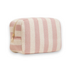 Pastel Pink And Ivory Soft Terry Makeup Bag