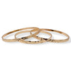 Gold Filled Syrian Style Hammered Bangle - Teen / Adult