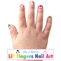 Lil' Fingers Nail Art - 25 Scented Nail Stickers - Animal Friends