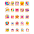Lil' Fingers Nail Art - 25 Scented Nail Stickers - Spring Fling