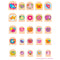 Lil' Fingers Nail Art - 25 Scented Nail Stickers - Spring Fling