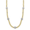 Gold Plated CZ Beaded Necklace