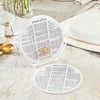 Round Gold Bencher Set - 7" - Sephardic