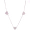 3 Heart Pave Necklace Itsallagift