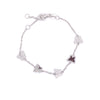 Children's Alternating CZ Butterfly Bracelet