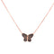 Colored Butterfly Necklace