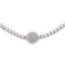 Cuban Link Chocker Necklace with Pave Circle