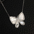 Mother of pearl butterfly necklace Itsallagift