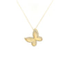 Offset Butterfly Necklace