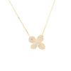 Pave Flower Necklace