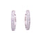 Baguette CZ Hoop Earrings Itsallagift