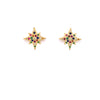 Colored CZ Starburst Earrings Itsallagift