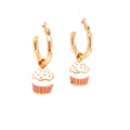 Cupcake Hanging Earrings Itsallagift