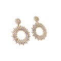 Dressy Pave Door Knocker Earrings - 2 Colors Available! Itsallagift