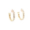 Embellished CZ Hoop Earrings Itsallagift