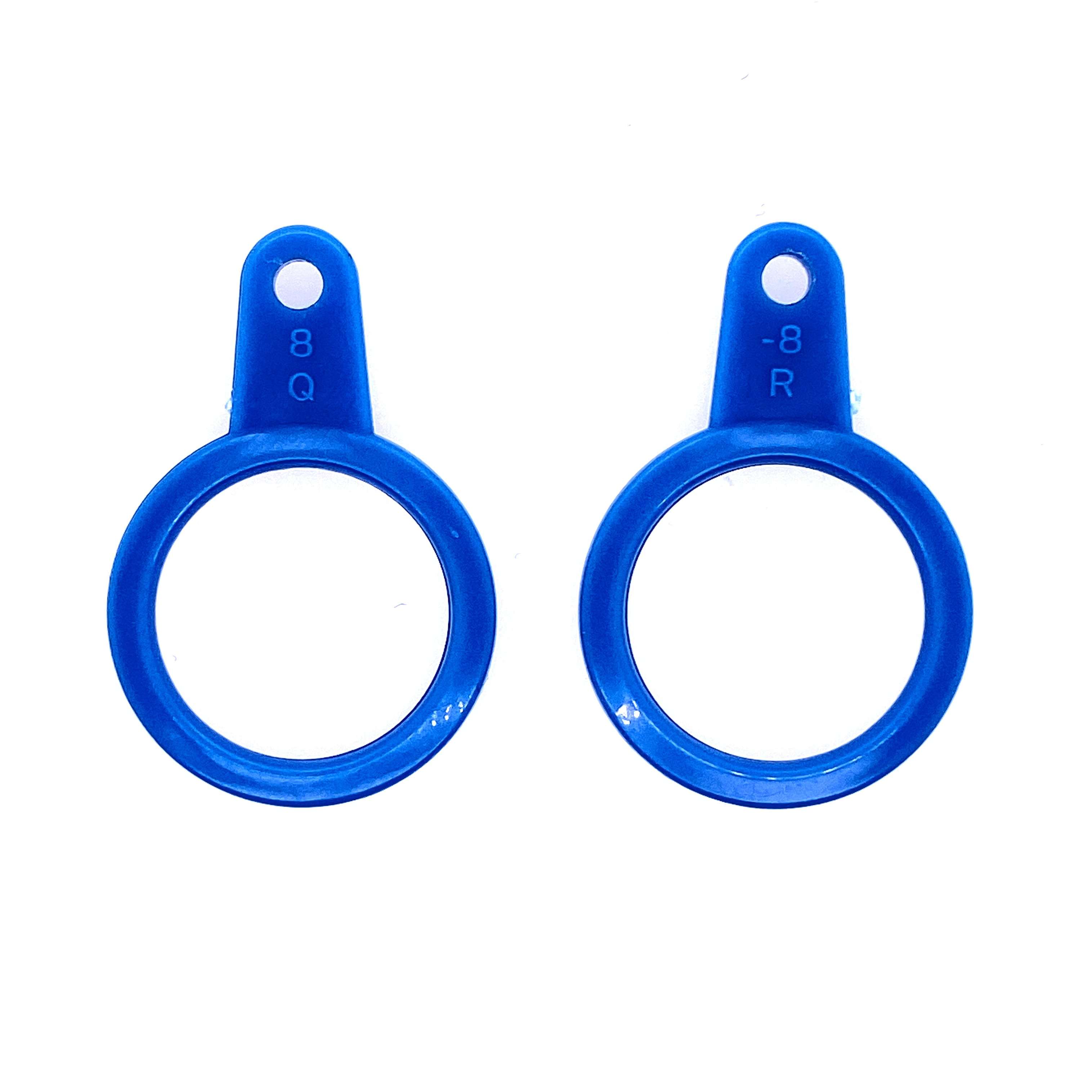 Jauge De Mesure De Tour De Doigt - 2 Pièces Plastique Avec Loupe - Taille Européenne 41 à 76 - Pour Déterminer La Taille De Bague Facilement