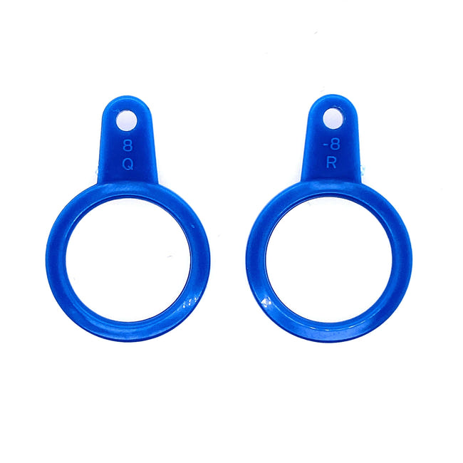 Jauge De Mesure De Tour De Doigt - 2 Pièces Plastique Avec Loupe - Taille Européenne 41 à 76 - Pour Déterminer La Taille De Bague Facilement - 1