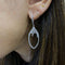 Hanging Teardrop Styled Earrings With CZ Stones Itsallagift