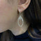 Hanging Teardrop Styled Earrings With CZ Stones Itsallagift