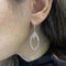 Hanging Teardrop Styled Earrings With CZ Stones Itsallagift