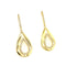 Hanging Teardrop Styled Earrings With White CZ Stones - 3 Color Options Available! Itsallagift