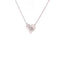Heart Necklace With CZ Center Heart Pendant - 3 Colors Available! Itsallagift