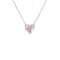 Heart Necklace With CZ Center Heart Pendant - 3 Colors Available! Itsallagift