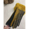 High End Faux Snakeskin Gloves Mustard Itsallagift