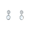 Oval Earrings With Micro Pave' And Mother Of Pearl Itsallagift
