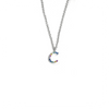 Rainbow CZ Initial Letter Necklace Itsallagift