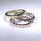 Set Of Tricolor Rings With Hexagon Shape Itsallagift
