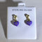 Kids Heart Earrings purple Itsallagift