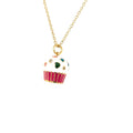Kids Necklace With Cute Enamel Cupcake Pendant Itsallagift