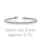 LAFONN Classic 3 mm Tennis Bracelet 67 Itsallagift