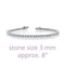 LAFONN Classic 3 mm Tennis Bracelet 80 Itsallagift