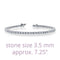 LAFONN Classic 3.5 mm Tennis Bracelet 72 Itsallagift