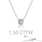 LAFONN Solitaire Necklace 1.5ct Itsallagift