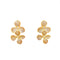 Large Hanging Pave Flower Earrings Gold Itsallagift