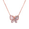 Mother of pearl butterfly necklace Rose Gold Itsallagift